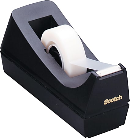 Scotch Desk Tape Dispenser 100percent Recycled Black - Office Depot